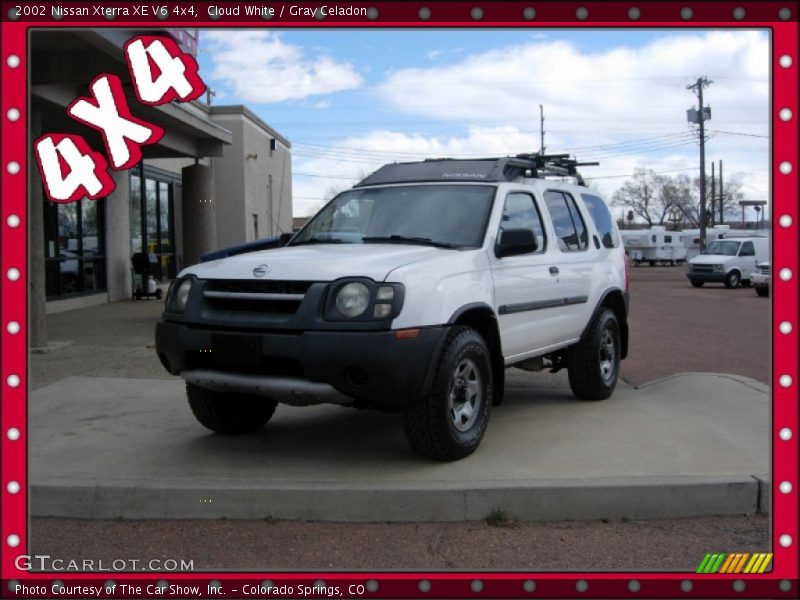 Cloud White / Gray Celadon 2002 Nissan Xterra XE V6 4x4