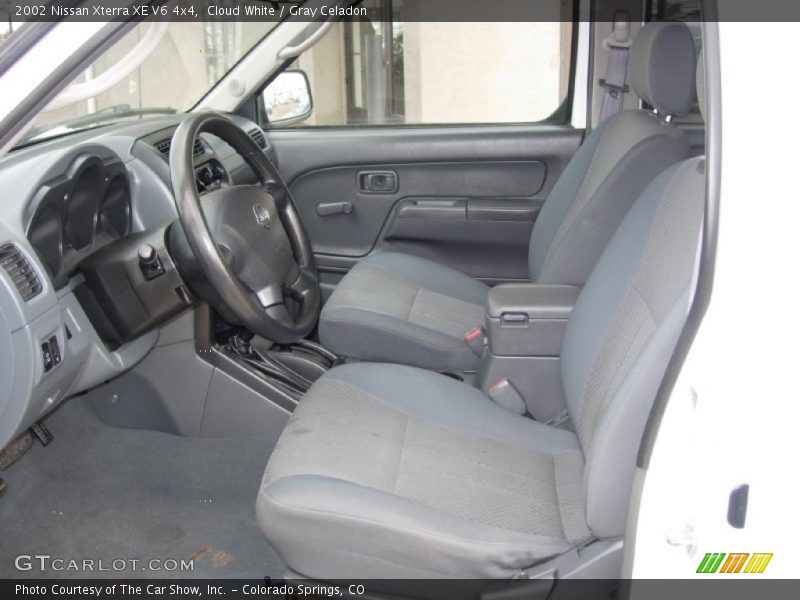 Cloud White / Gray Celadon 2002 Nissan Xterra XE V6 4x4
