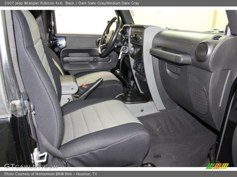 Black / Dark Slate Gray/Medium Slate Gray 2007 Jeep Wrangler Rubicon 4x4
