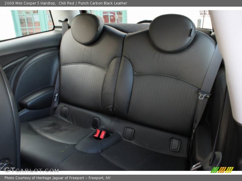 Chili Red / Punch Carbon Black Leather 2009 Mini Cooper S Hardtop