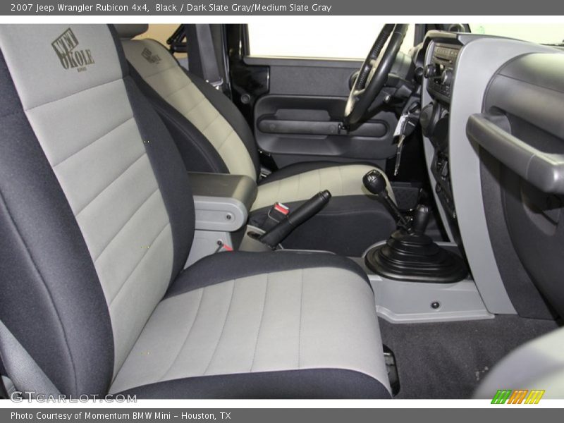 Black / Dark Slate Gray/Medium Slate Gray 2007 Jeep Wrangler Rubicon 4x4