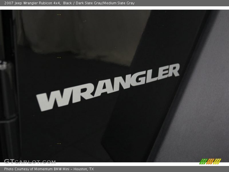 Black / Dark Slate Gray/Medium Slate Gray 2007 Jeep Wrangler Rubicon 4x4