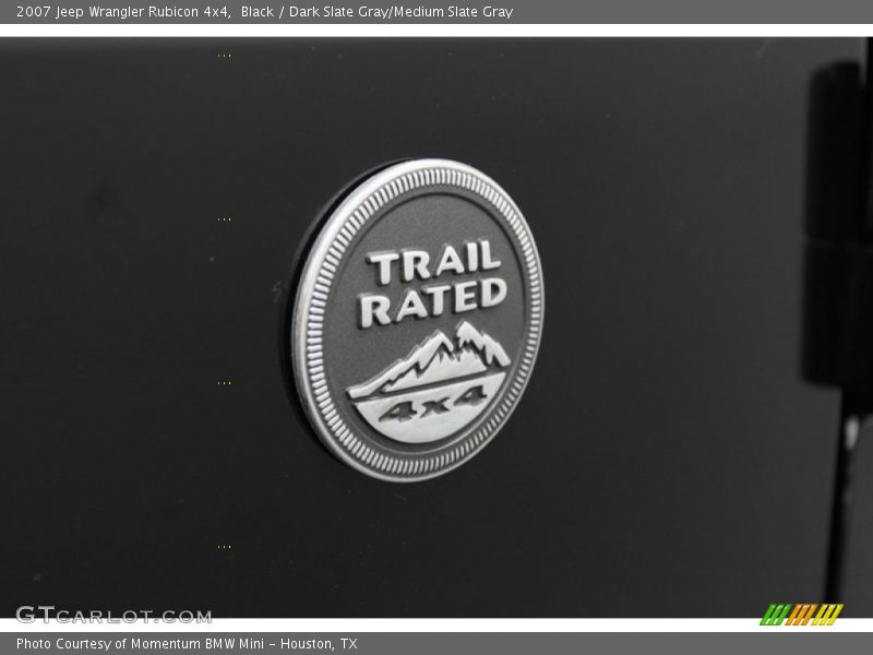 Black / Dark Slate Gray/Medium Slate Gray 2007 Jeep Wrangler Rubicon 4x4