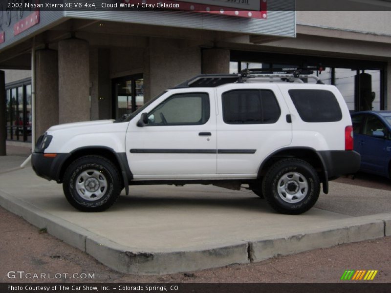 Cloud White / Gray Celadon 2002 Nissan Xterra XE V6 4x4