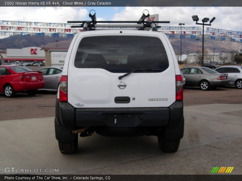 Cloud White / Gray Celadon 2002 Nissan Xterra XE V6 4x4