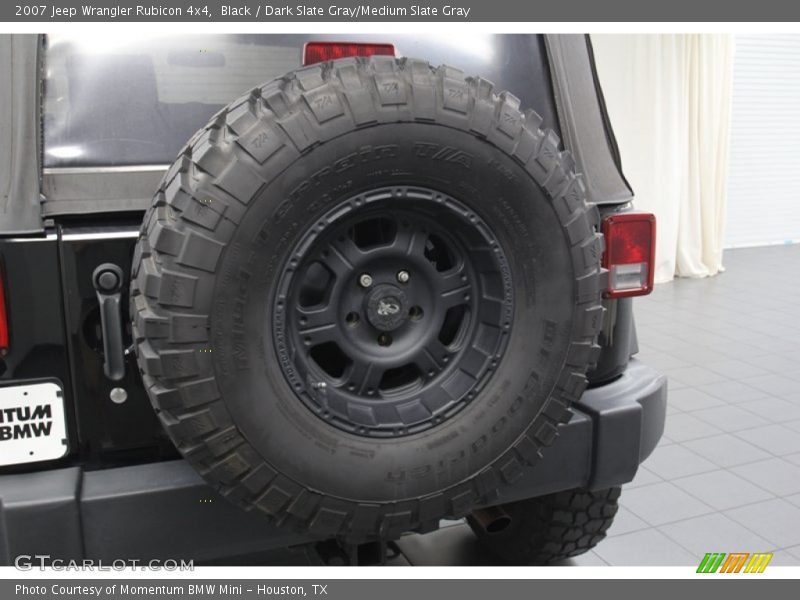 Black / Dark Slate Gray/Medium Slate Gray 2007 Jeep Wrangler Rubicon 4x4