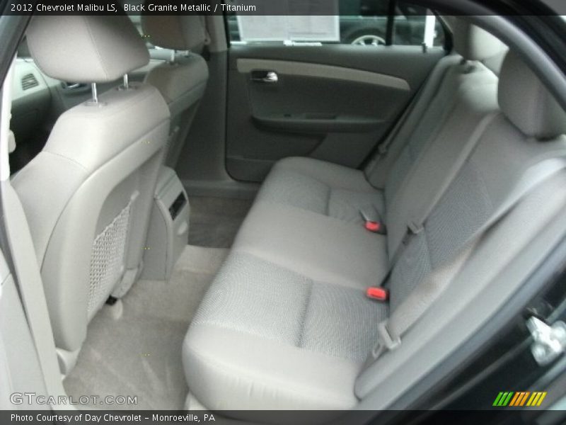 Black Granite Metallic / Titanium 2012 Chevrolet Malibu LS
