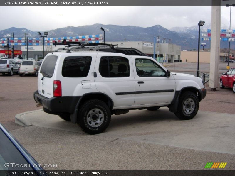 Cloud White / Gray Celadon 2002 Nissan Xterra XE V6 4x4