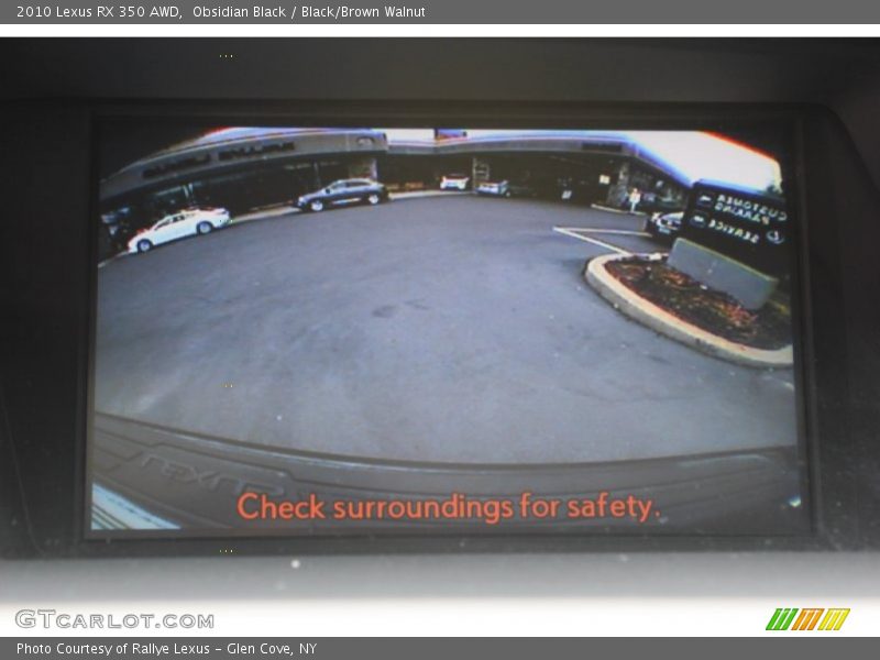 Obsidian Black / Black/Brown Walnut 2010 Lexus RX 350 AWD
