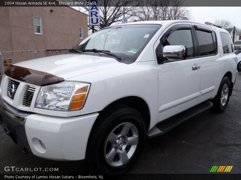 Blizzard White / Sand 2004 Nissan Armada SE 4x4
