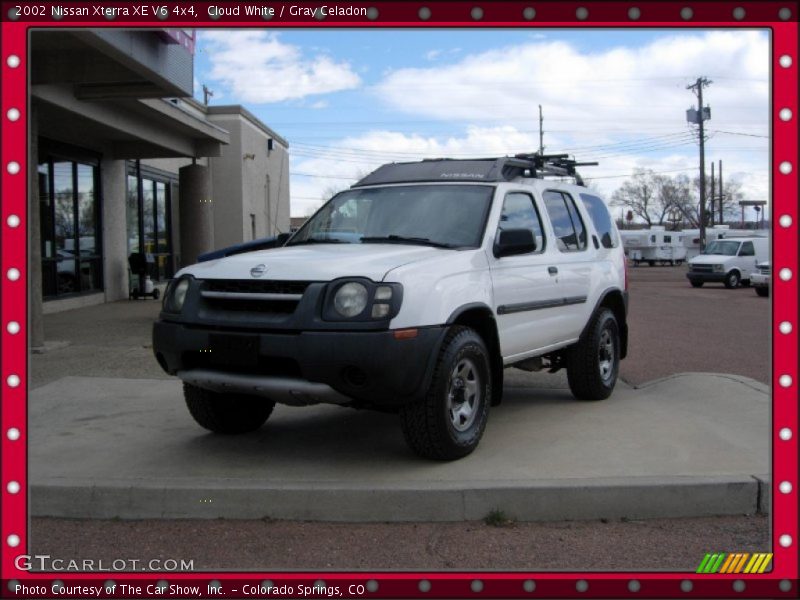 Cloud White / Gray Celadon 2002 Nissan Xterra XE V6 4x4
