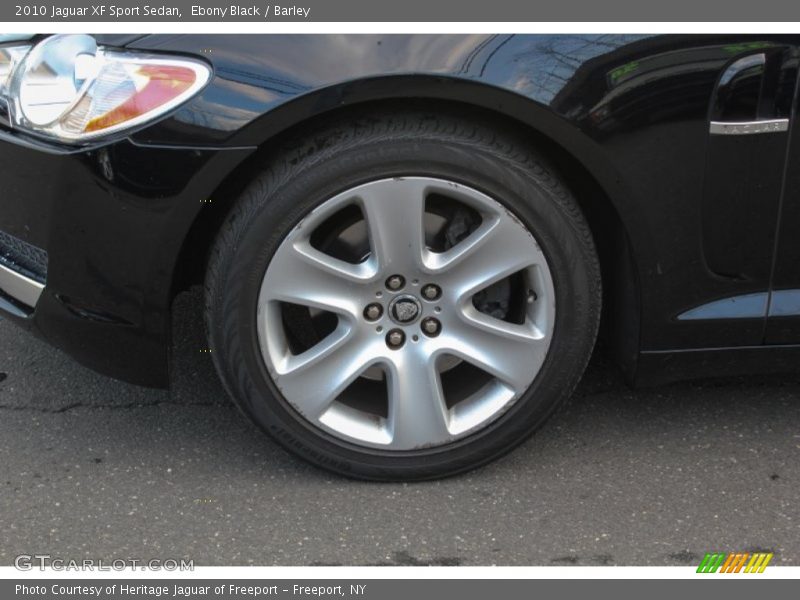 Ebony Black / Barley 2010 Jaguar XF Sport Sedan