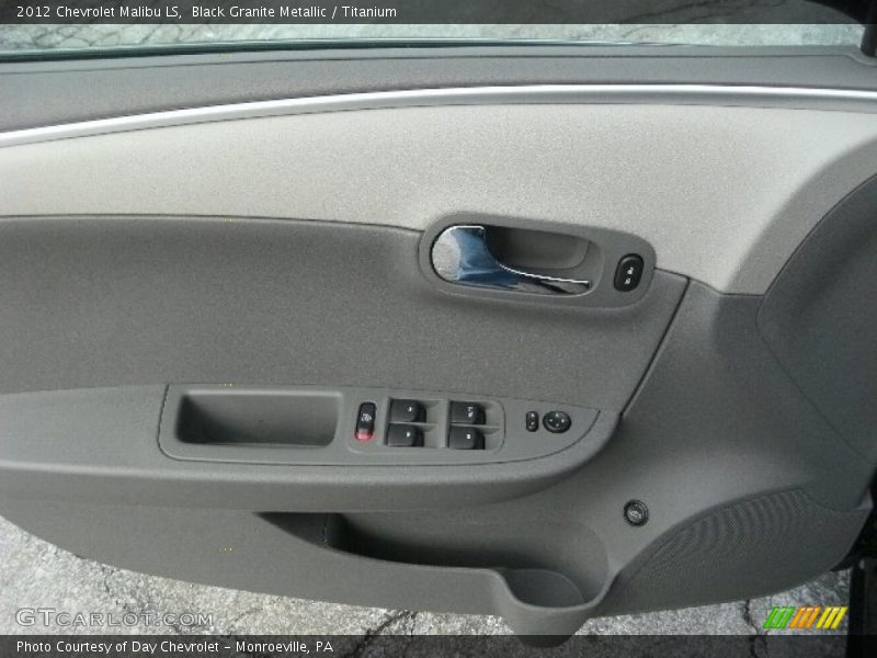 Black Granite Metallic / Titanium 2012 Chevrolet Malibu LS