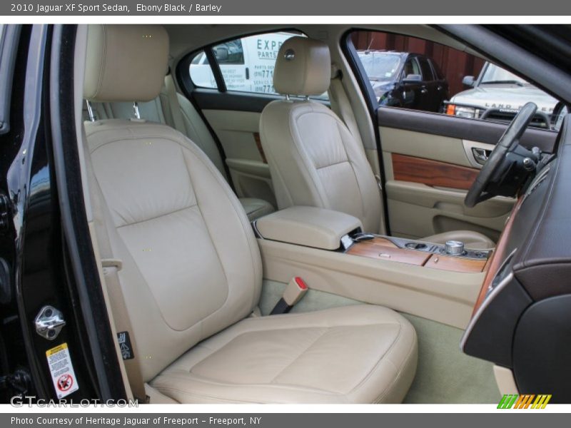 Ebony Black / Barley 2010 Jaguar XF Sport Sedan