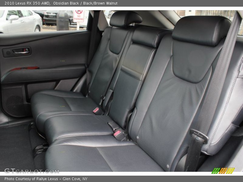 Obsidian Black / Black/Brown Walnut 2010 Lexus RX 350 AWD