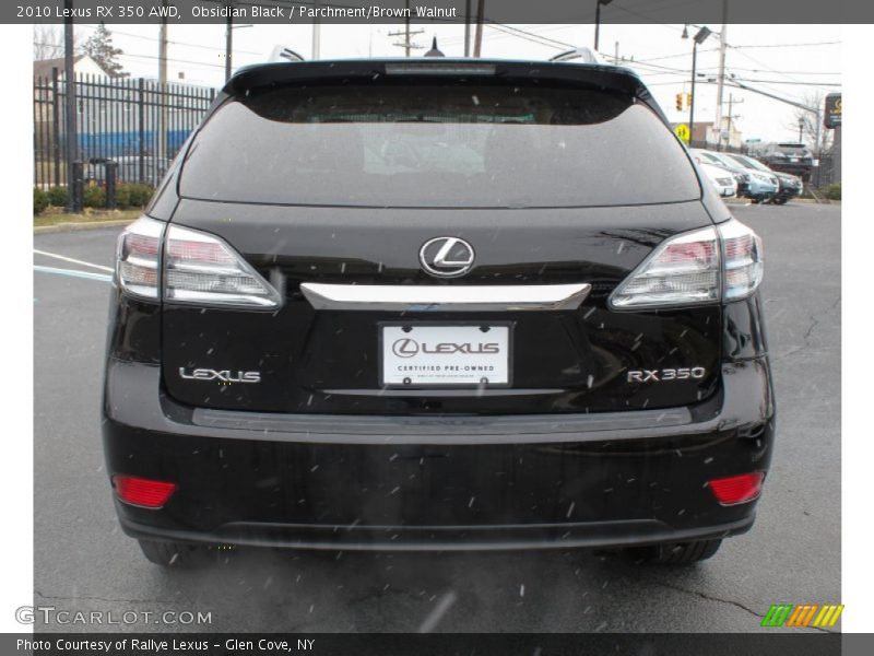 Obsidian Black / Parchment/Brown Walnut 2010 Lexus RX 350 AWD