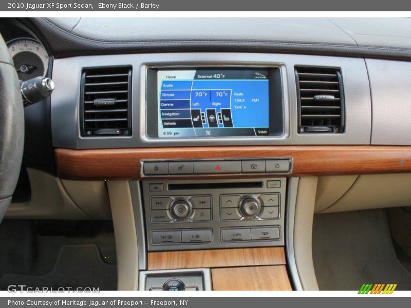 Ebony Black / Barley 2010 Jaguar XF Sport Sedan