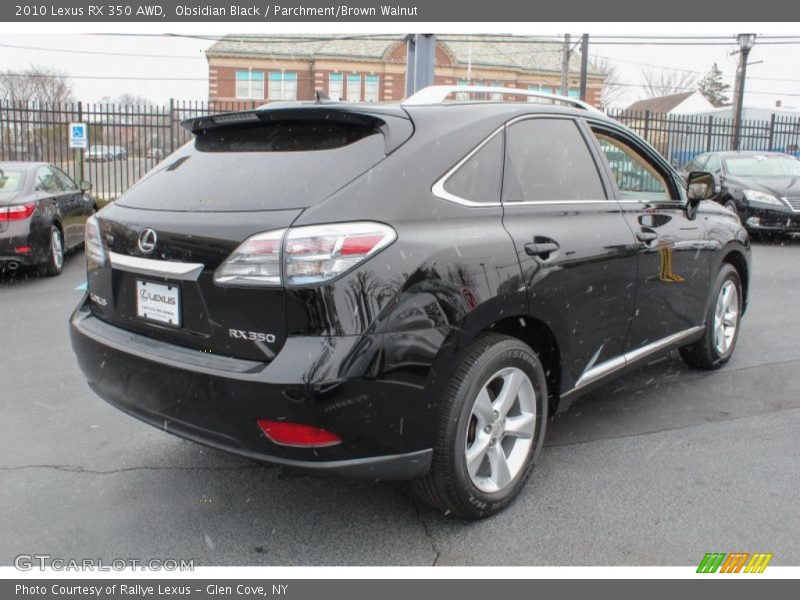 Obsidian Black / Parchment/Brown Walnut 2010 Lexus RX 350 AWD