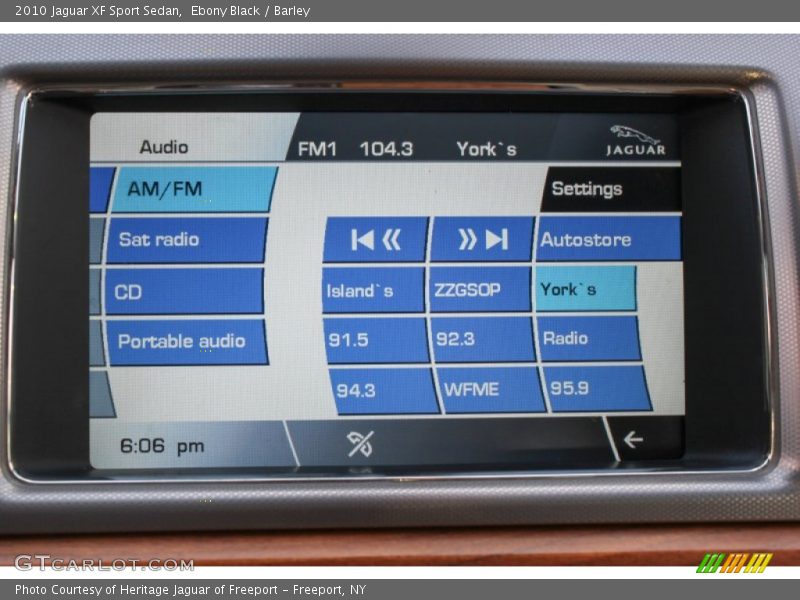 Ebony Black / Barley 2010 Jaguar XF Sport Sedan