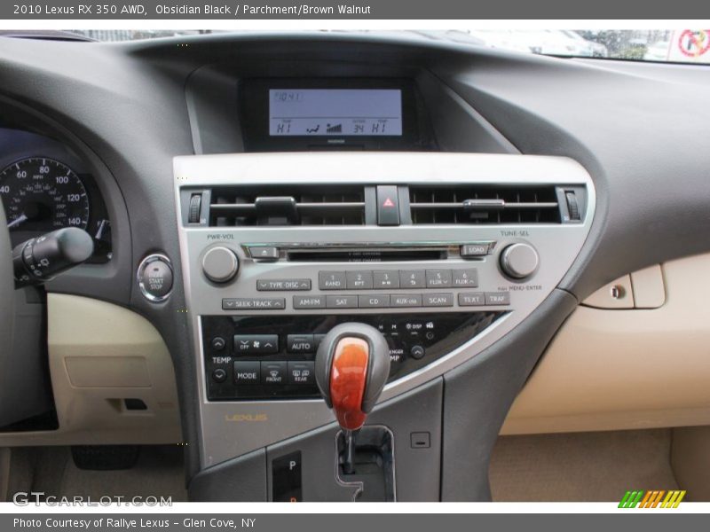 Obsidian Black / Parchment/Brown Walnut 2010 Lexus RX 350 AWD