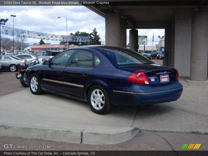 Medium Royal Blue Metallic / Medium Graphite 2000 Ford Taurus SE
