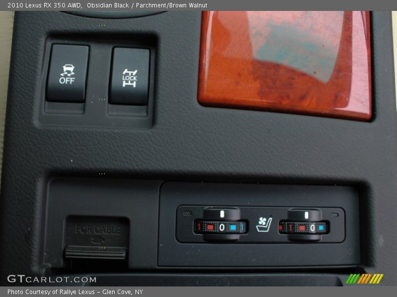 Obsidian Black / Parchment/Brown Walnut 2010 Lexus RX 350 AWD