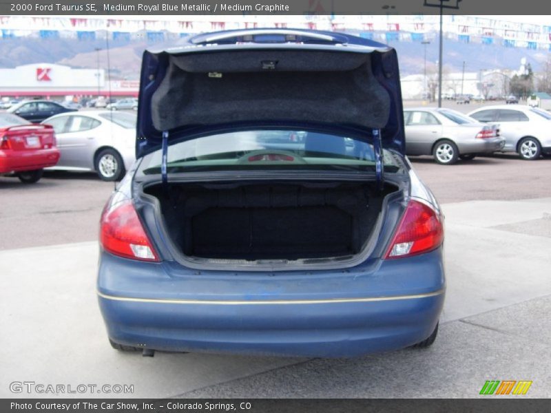 Medium Royal Blue Metallic / Medium Graphite 2000 Ford Taurus SE