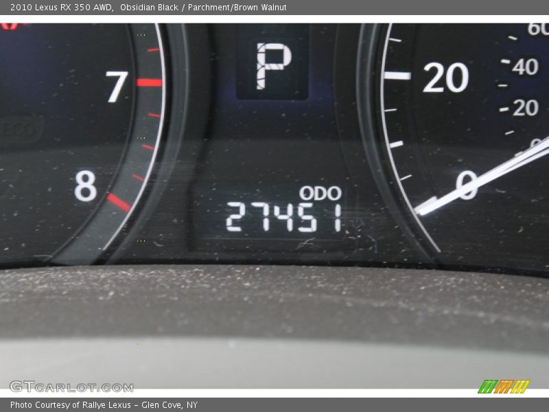Obsidian Black / Parchment/Brown Walnut 2010 Lexus RX 350 AWD