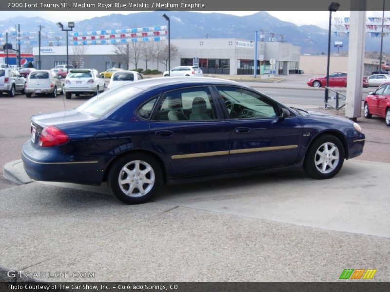 Medium Royal Blue Metallic / Medium Graphite 2000 Ford Taurus SE