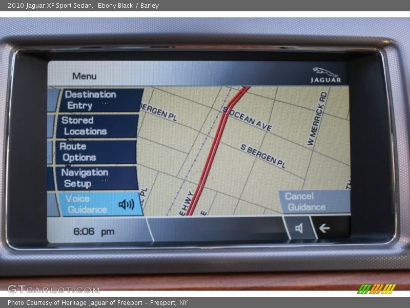 Ebony Black / Barley 2010 Jaguar XF Sport Sedan