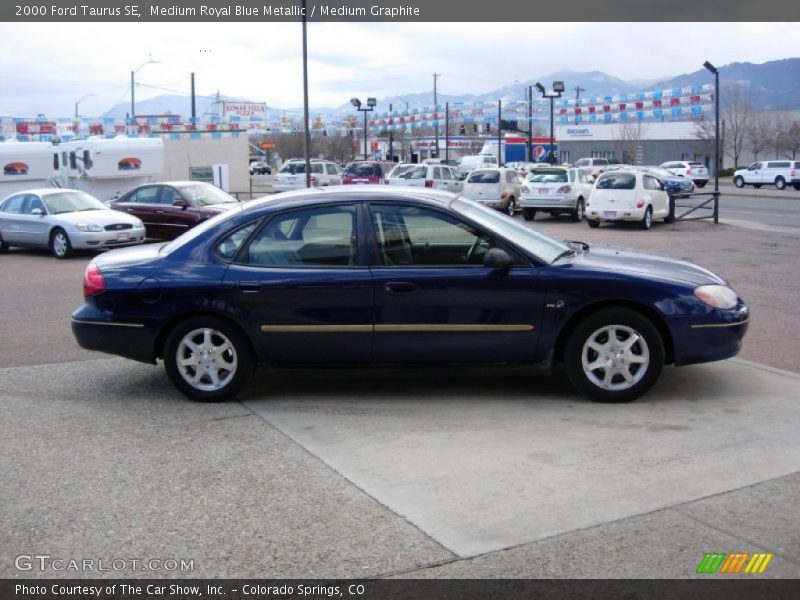 Medium Royal Blue Metallic / Medium Graphite 2000 Ford Taurus SE