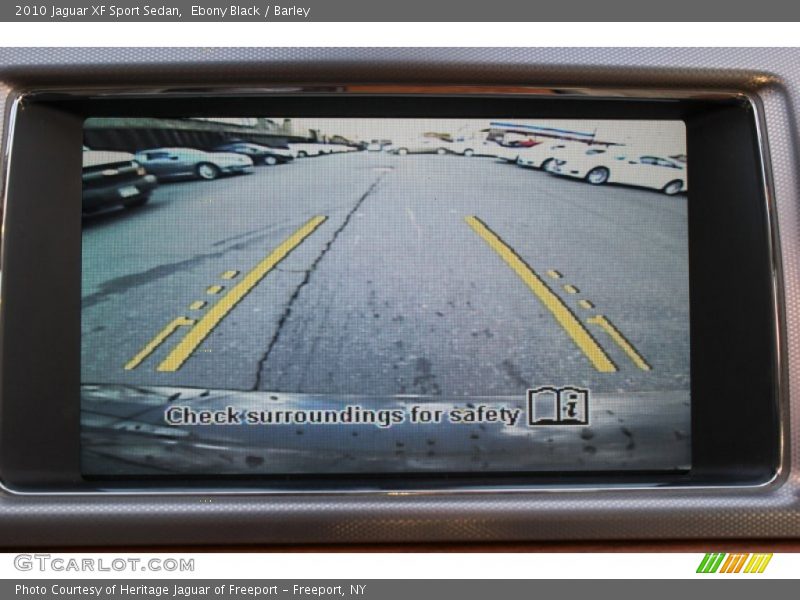 Ebony Black / Barley 2010 Jaguar XF Sport Sedan