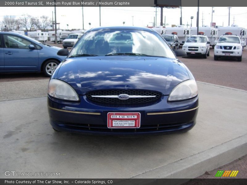 Medium Royal Blue Metallic / Medium Graphite 2000 Ford Taurus SE