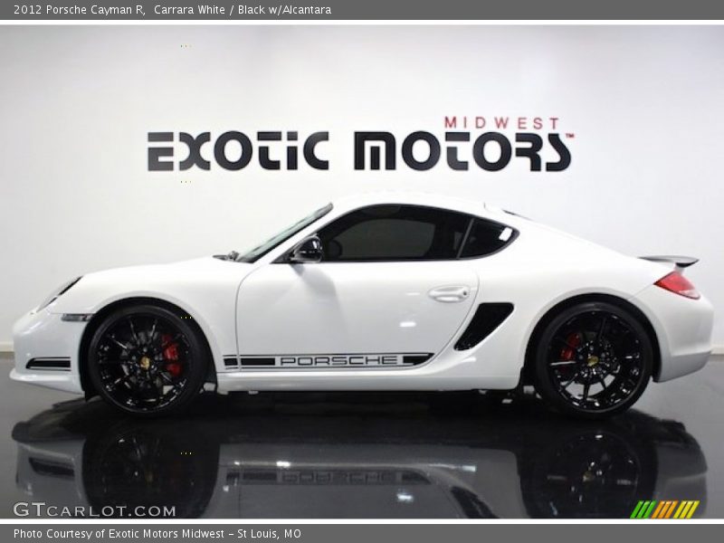 Carrara White / Black w/Alcantara 2012 Porsche Cayman R