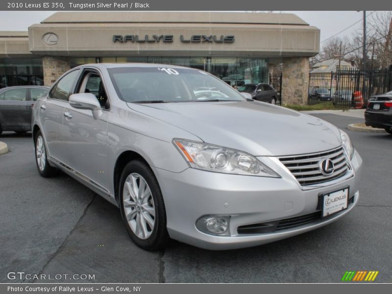 Tungsten Silver Pearl / Black 2010 Lexus ES 350