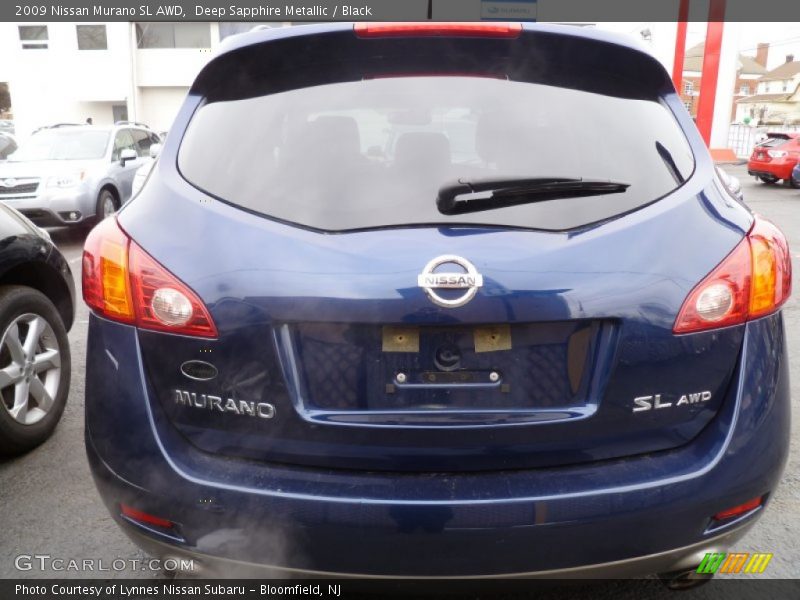 Deep Sapphire Metallic / Black 2009 Nissan Murano SL AWD