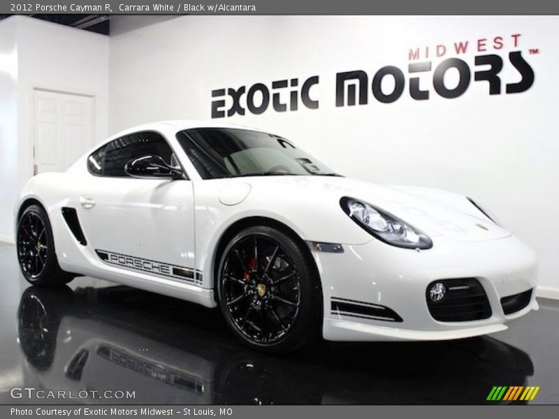 Carrara White / Black w/Alcantara 2012 Porsche Cayman R