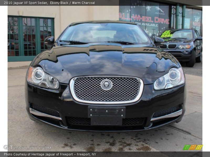 Ebony Black / Warm Charcoal 2010 Jaguar XF Sport Sedan