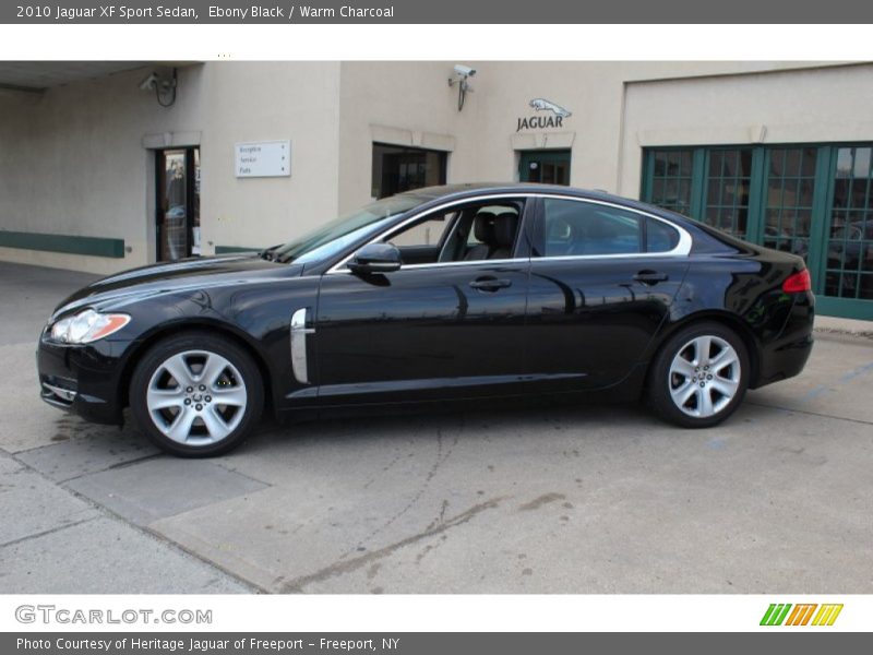 Ebony Black / Warm Charcoal 2010 Jaguar XF Sport Sedan