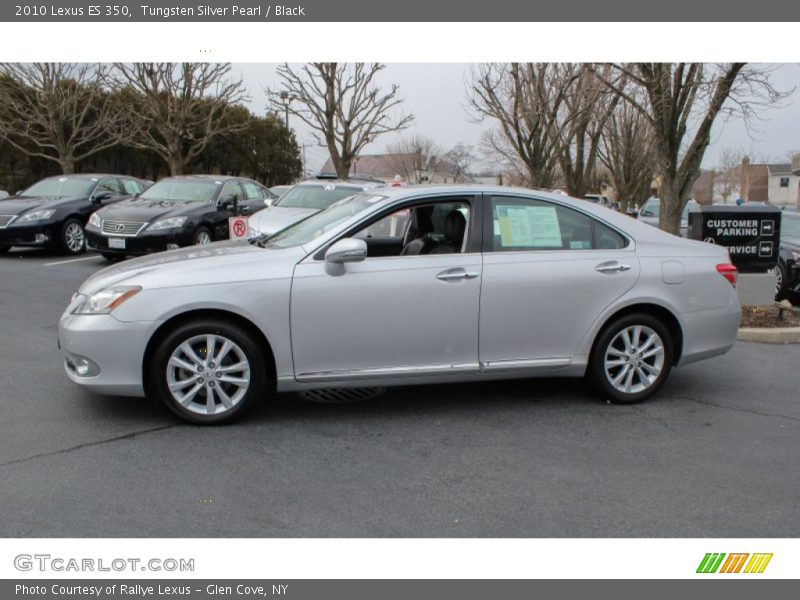 Tungsten Silver Pearl / Black 2010 Lexus ES 350