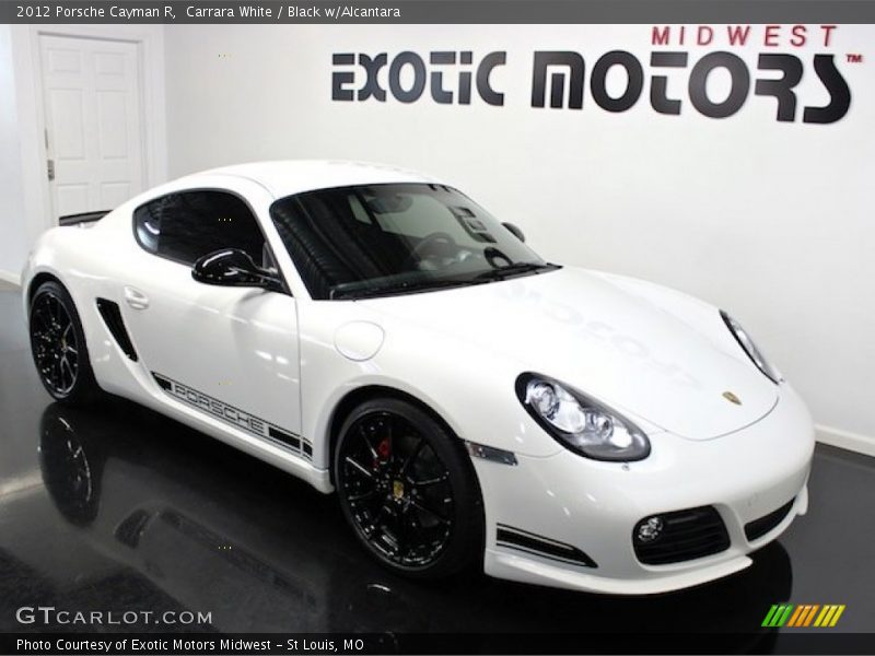 Carrara White / Black w/Alcantara 2012 Porsche Cayman R