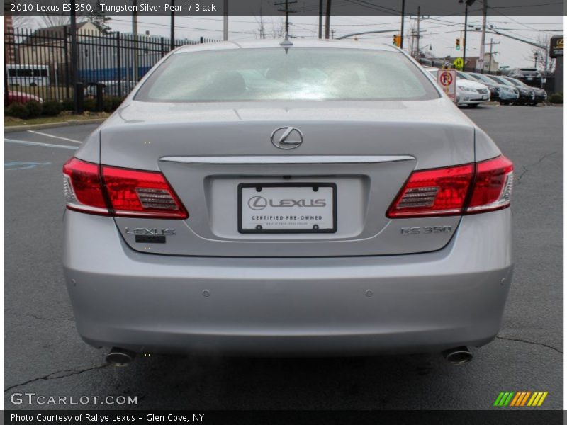 Tungsten Silver Pearl / Black 2010 Lexus ES 350
