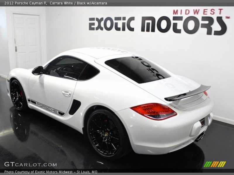 Carrara White / Black w/Alcantara 2012 Porsche Cayman R