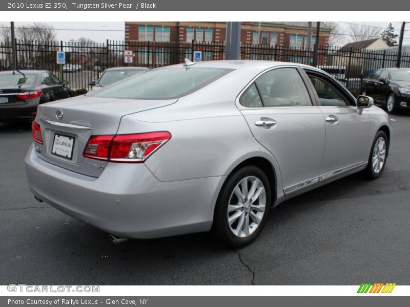 Tungsten Silver Pearl / Black 2010 Lexus ES 350