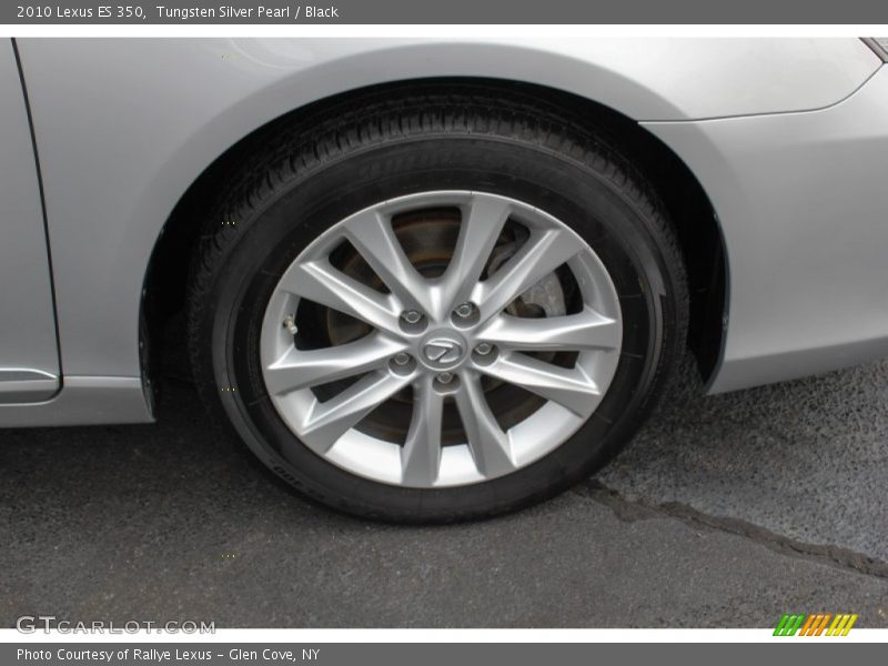 Tungsten Silver Pearl / Black 2010 Lexus ES 350