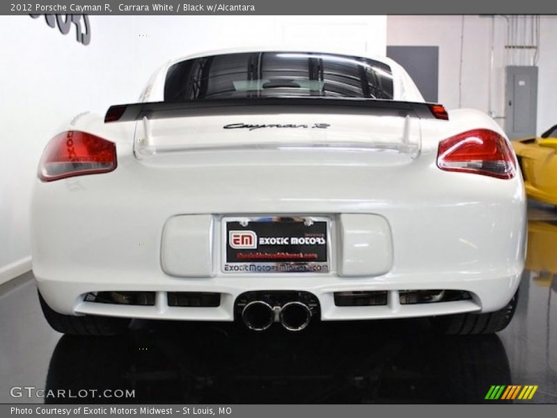 Carrara White / Black w/Alcantara 2012 Porsche Cayman R