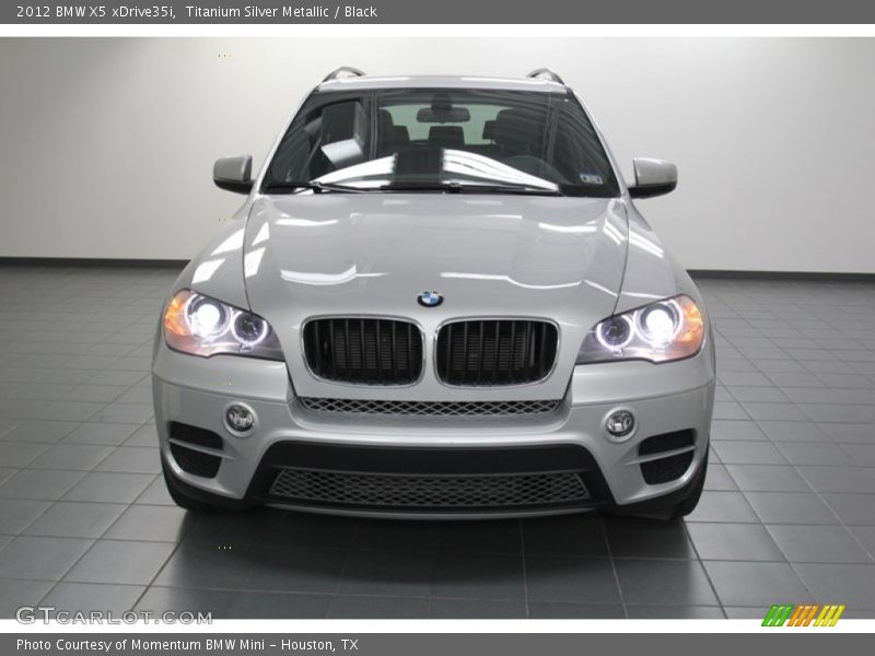Titanium Silver Metallic / Black 2012 BMW X5 xDrive35i