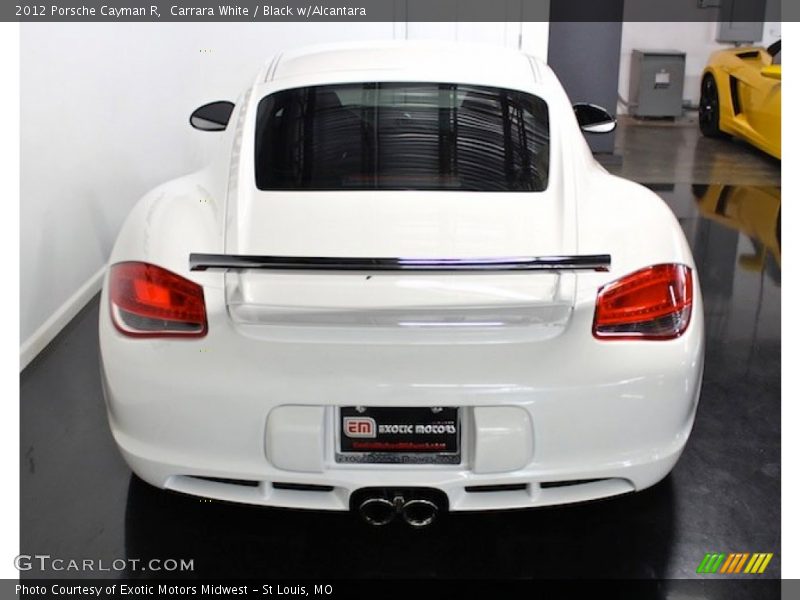 Carrara White / Black w/Alcantara 2012 Porsche Cayman R