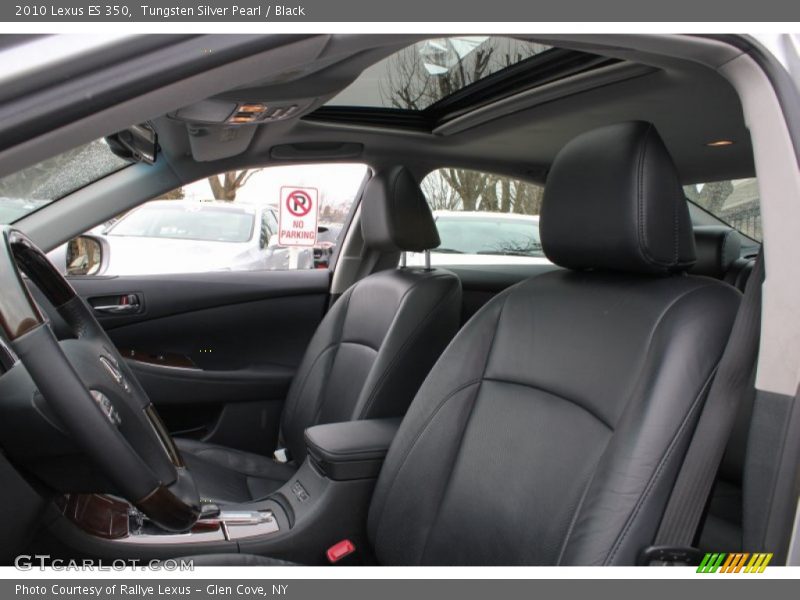 Tungsten Silver Pearl / Black 2010 Lexus ES 350