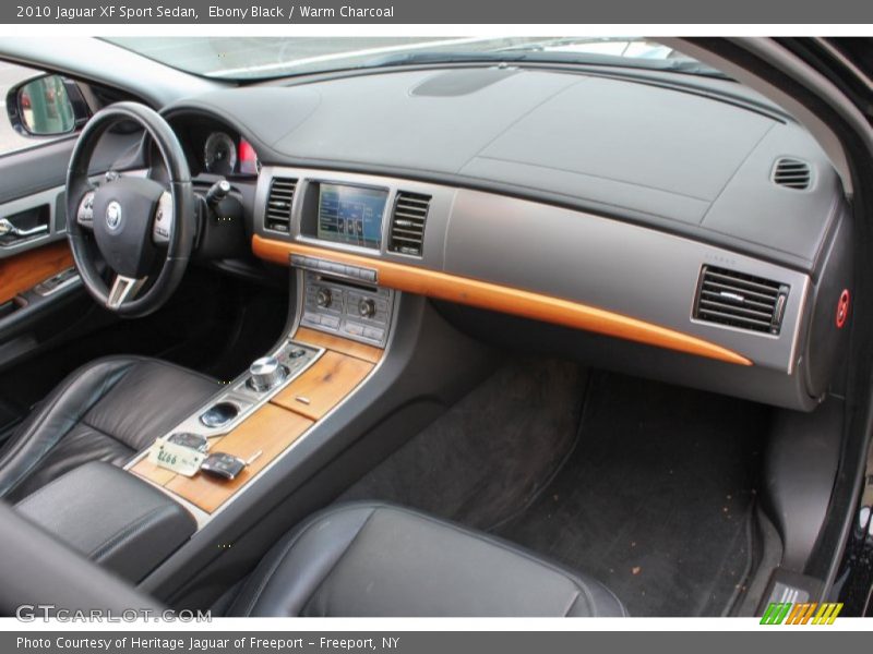 Ebony Black / Warm Charcoal 2010 Jaguar XF Sport Sedan